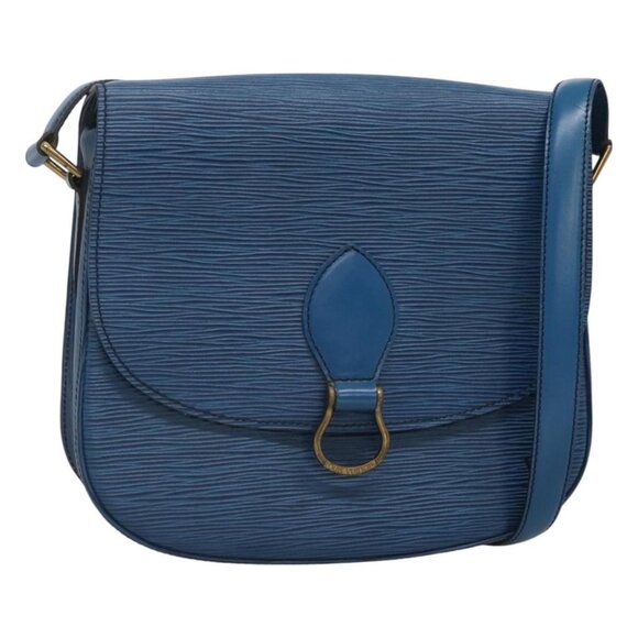 LOUIS VUITTON Epi Saint Cloud GM Shoulder Bag Toledo Blue - Picture 1 of 15